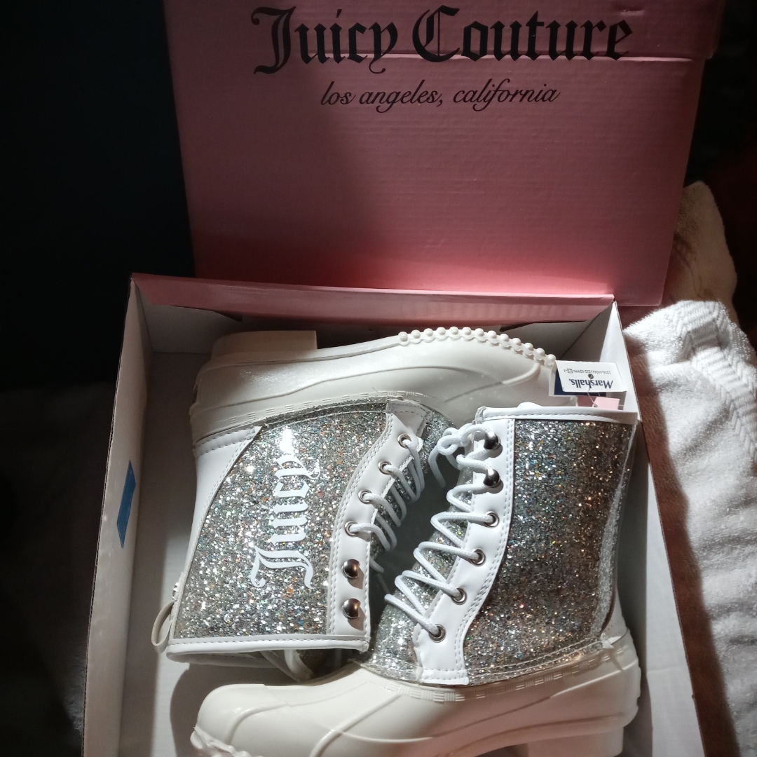 Juicy Couture Silver Glitter High-Tops